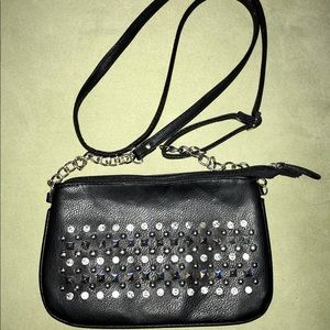 3/20 Bling Black Roomy Crossbody Bag